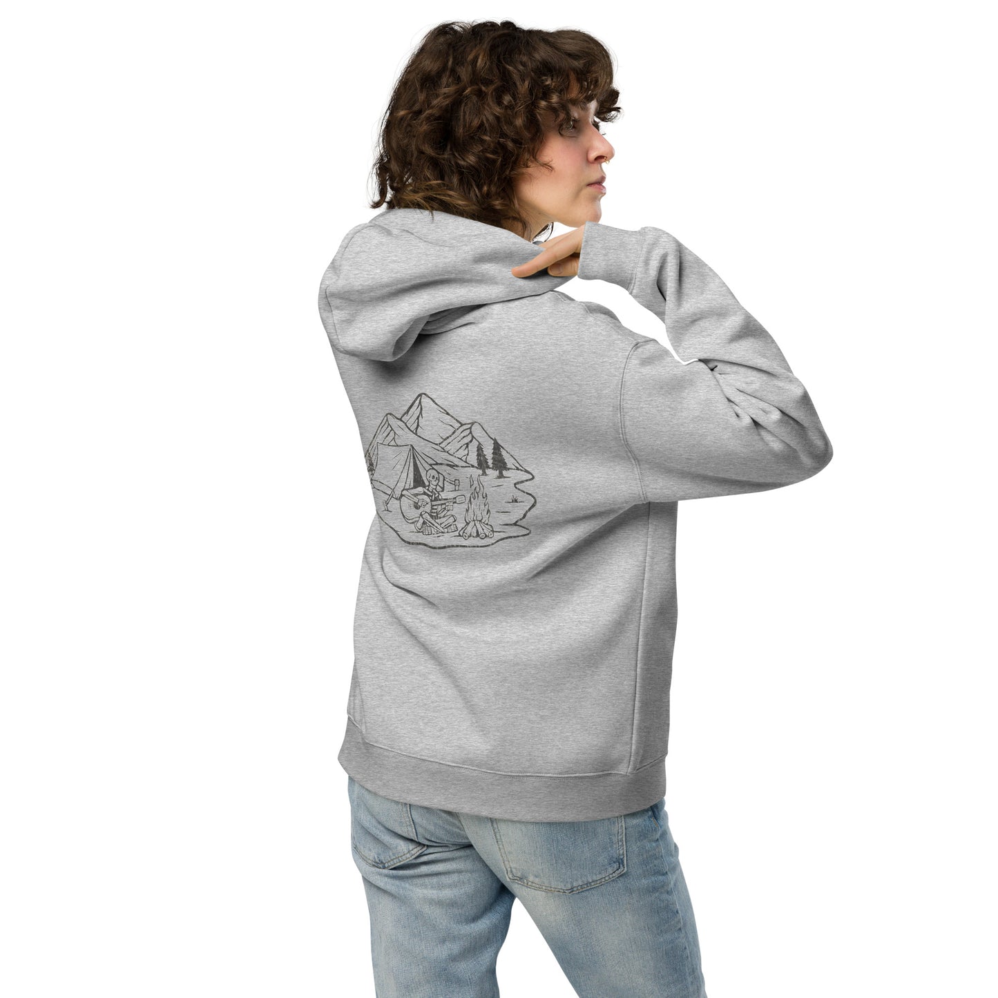 Campfire Serenade Unisex Oversized Hoodie