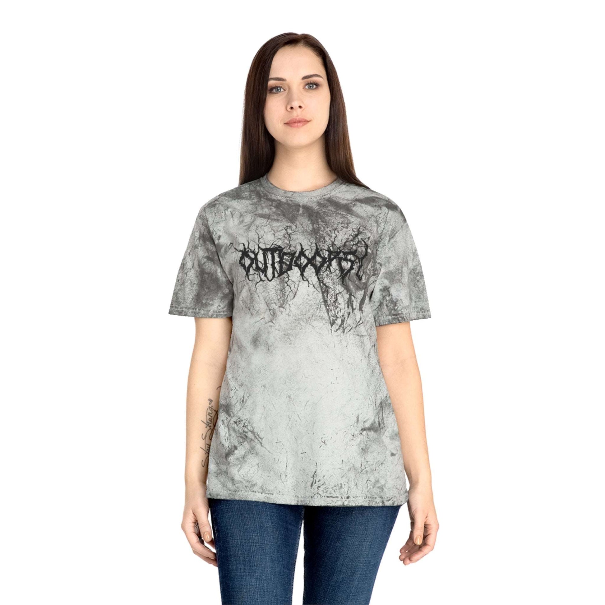 Outdoorsy Metal Logo Unisex Color Blast T-Shirt