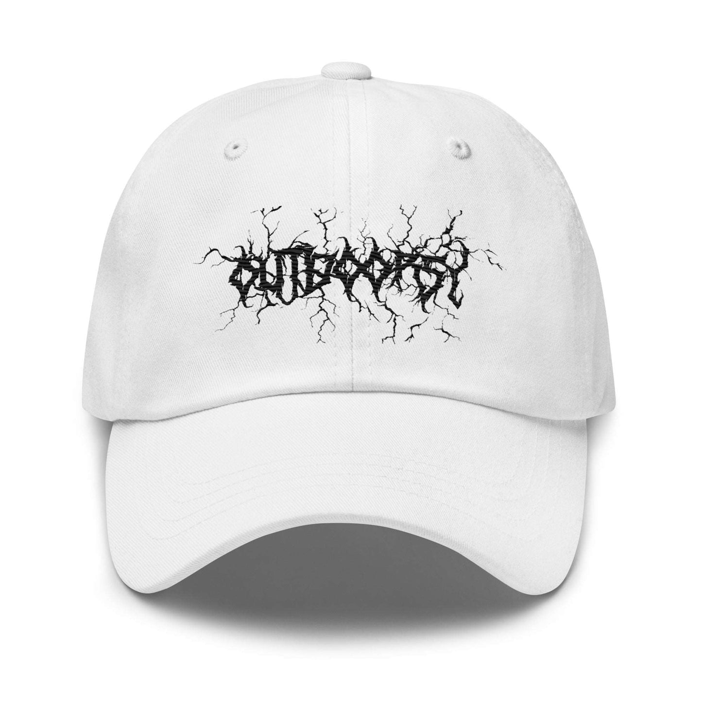 Outdoorsy Metal Logo Dad hat