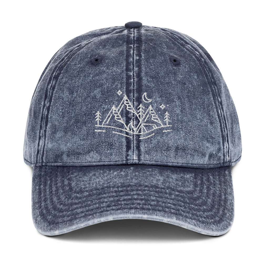 MountainGem Threads Vintage Cotton Twill Cap